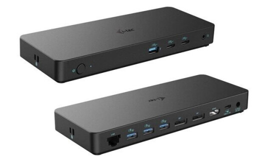 I-Tec - docking station - USB-C 3.2 Gen 2 / Thunderbolt 3 / Thunderbolt 4 - HDMI 2 x DP - GigE