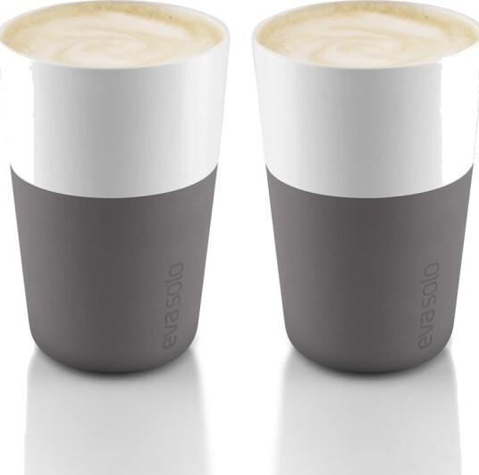 Eva Solo Caffè latte-kopp 2-pakning elefantgrå 2 stk