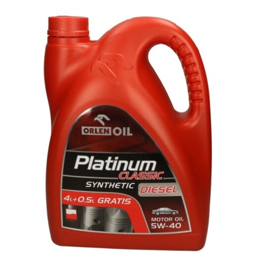 Motorolje ORLEN PLATINUM CLASSIC DIESEL SYNTHETIC 5W-40 4.5L