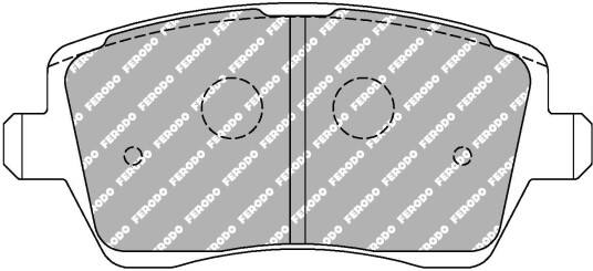 FERODO RACING FDS1617 Bremseklosser FERODO RACING FDS1617 Bremseklosser