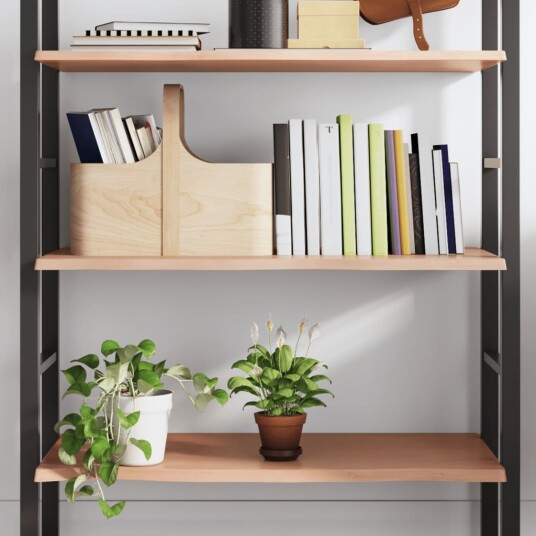 vidaXL Vegghylle lysebrun 100x50x2 cm behandlet heltre eik vidaXL Vegghylle lysebrun 100x50x2 cm behandlet heltre eik