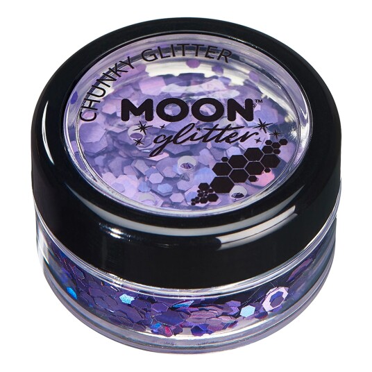 Buttericks Leco AB Moon Creations Holographic Chunky Glitter - Lilla