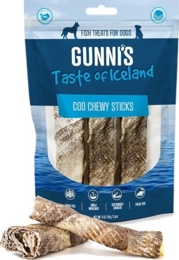 Gunnis Cod Chew Sticks 3 pcs 90 g