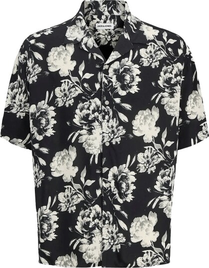 Jack & Jones | Jjjeff Monochrome Aop Resort Shirt Ss | XS