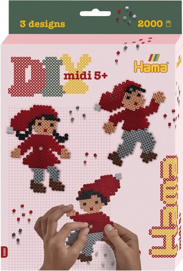 Hama Midi Hanging Box Christmas Fun 2000 Pcs Multi One Size