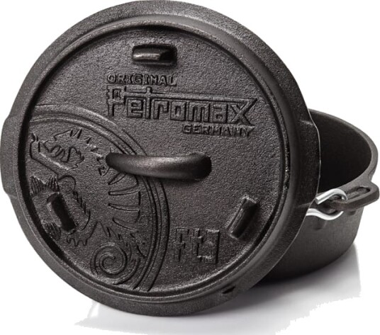 Petromax Dutch Oven FT3 With A Plane Bottom Surface OneSize, Black