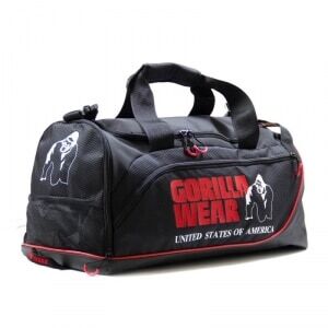 Gorilla Wear Jerome Gym Bag, Black/red, Gorilla Wear
