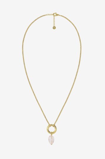 Edblad Halskjede Beach Crystal Necklace Gull