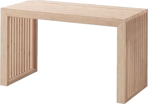Cinas Rib benk Bambus 73 x 43 cm Natur Cinas Rib benk Bambus 73 x 43 cm Natur