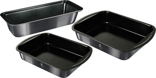 Berlinger Haus BH/7631 Langpanne-sett (3 deler) Carbon Pro Metallic