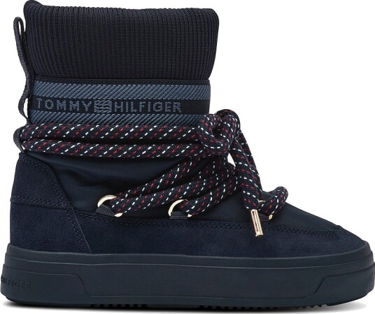 Tommy Hilfiger Vinterstøveler Tommytech Rwb Snowboot Warm Blå