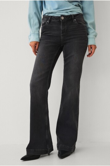 Gina Tricot Jeans Shape up flare jeans Grå