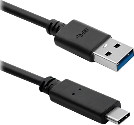 Qoltec Usb-Kabel Usb-C Hann Til Usb-Type A Hann Usb 3.1 1.8 M Svart