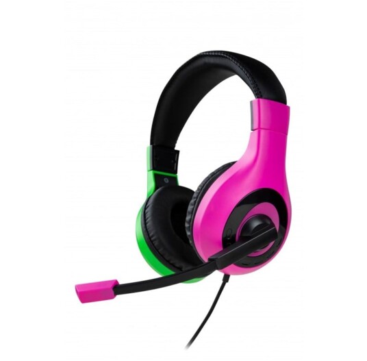 Stereo Gaming Headset V1 - Pink/Green Stereo Gaming Headset V1 - Pink/Green