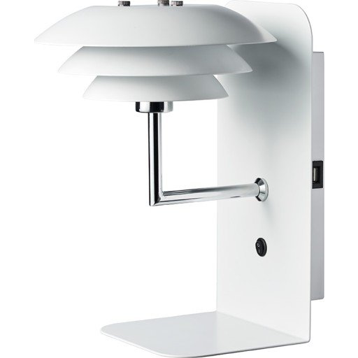 Dyberg Larsen DL20 USB Vegglampe Hvit Dyberg Larsen DL20 USB Vegglampe Hvit