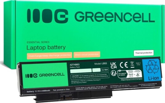 Green Cell Batteri til Lenovo ThinkPad X220/X230 4400mAh 11.1V LE63