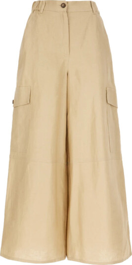 Weekend Max Mara Dame Bukser Beige 3XS,