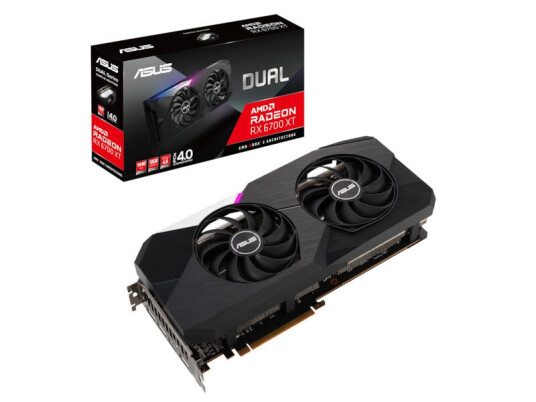 Asus Radeon RX 6700 XT DUAL - Grafikkort Asus Radeon RX 6700 XT DUAL - Grafikkort