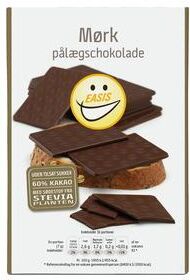 Easis Mørk Påleggssjokolade 144 g Easis Mørk Påleggssjokolade 144 g