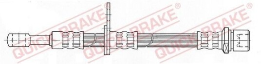 Bremseslange QUICK BRAKE 58.980 Bremseslange QUICK BRAKE 58.980