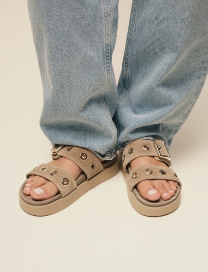 Inuikii Tilda Buckle Beige 40