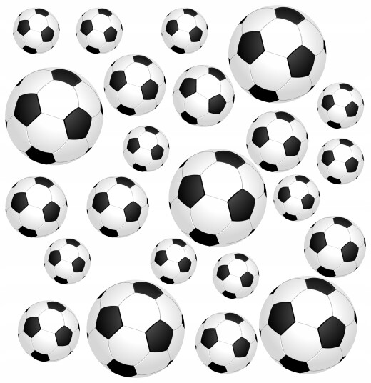 Veggklistremerke Fotball