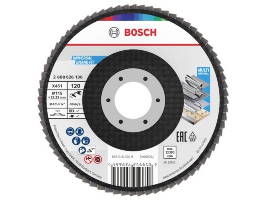 Bosch Accessories 2608626136 Metalskive Til Slibning Diameter 115 Mm 1 Stk Bosch Accessories 2608626136 Metalskive Til Slibning Diameter 115 Mm 1 Stk