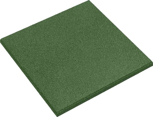 vidaXL Fallbeskyttelsesfliser 6 stk. Grønn 50 x 50 cm Gummi
