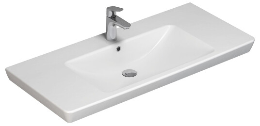 Dansani Mido+ Lotto XL servant, 105x45 cm, hvit