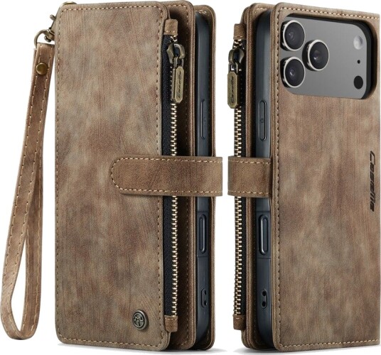 CaseMe C30 Lommebokdeksel (iPhone 17 Pro Max) Brun