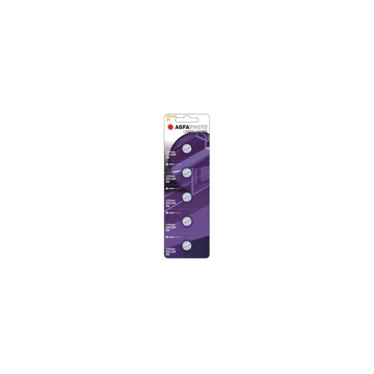 AgfaPhoto CR1220 Lithium Knappebatteri 5-pakning - 3V