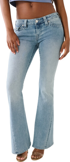 True Religion Joey Low Rise Flare W Peak Spot (28)