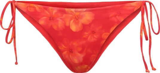 Gina Tricot Tie Bikini Brazilian Coral XS