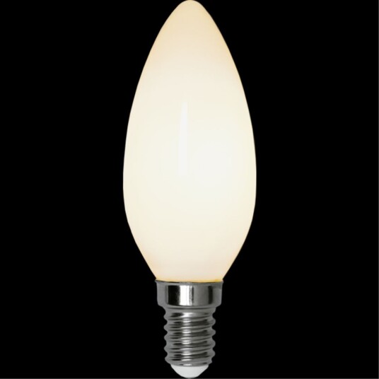 LED pære E14 C35 Opak filament RA90 3 trinns minne