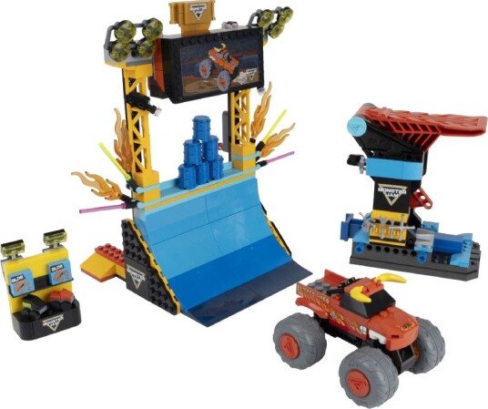 Monster Jam Byggesett Crash + Rebuild Bldr Building Kit 991090 Monster Jam Byggesett Crash + Rebuild Bldr Building Kit 991090