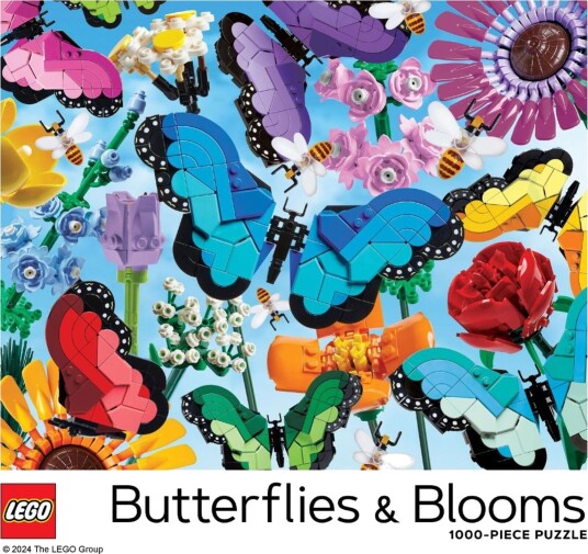 Lego Sommerfugler og blomster   puslespill med 1000 brikker 5009302