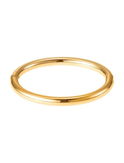 BY JOLIMA Tube Bangle Large |Guld |One Size