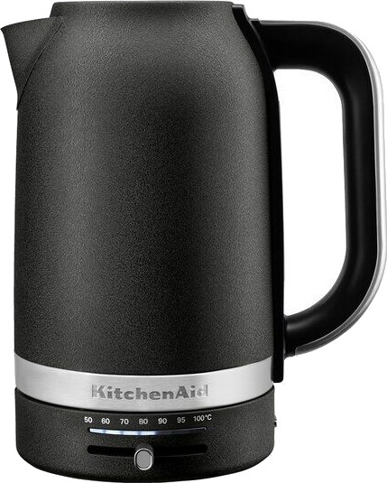 KitchenAid Vannkoker 5KEK1701EBK 1,7L med Justerbar Temperatur i Svart Støpejern KitchenAid Vannkoker 5KEK1701EBK 1,7L med Justerbar Temperatur i Svart Støpejern