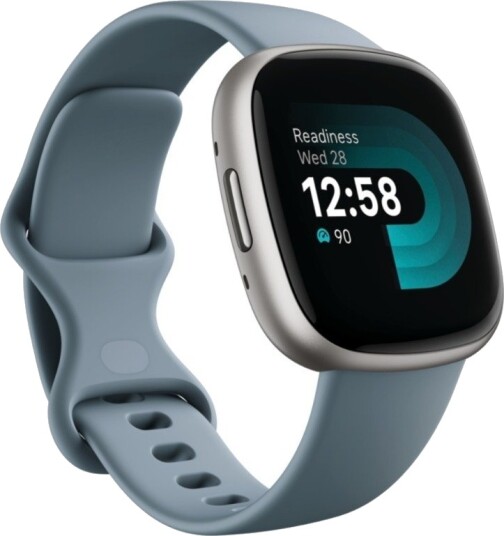 Fitbit Versa 4 Waterfall Blue Platinum Fitbit Versa 4 Waterfall Blue Platinum