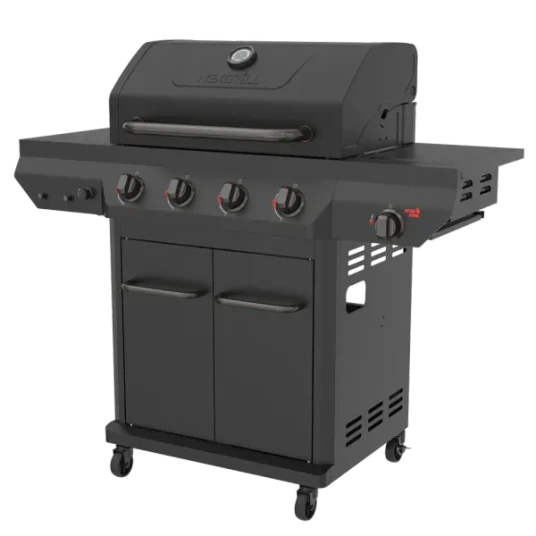 Nexgrill Deluxe 4 Brenner Gassgrill Med Searing Sone | Sort
