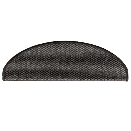  Selvklebende trappematter sisal 30 stk 65x21x4 cm antrasitt 8721288459923