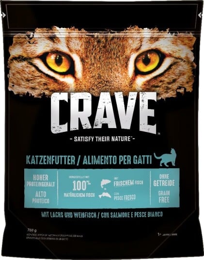 Crave Tørrfôr Adult Cat Salmon & Whitefish 750 G