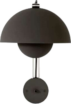 &Tradition Flowerpot VP8 Vegglampe - svart &Tradition Flowerpot VP8 Vegglampe - svart