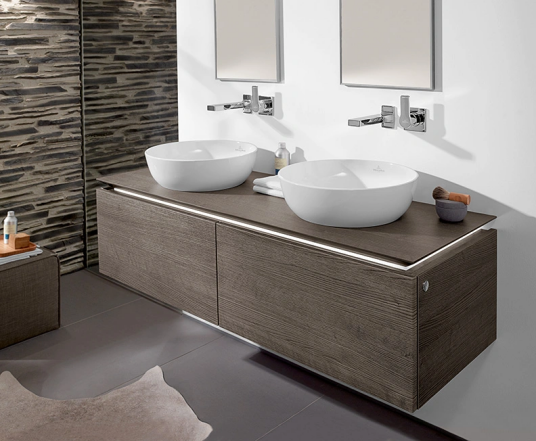 V&B Artis Toppmontert servant Ø430 mm, u/o.l, Stone White V&B Artis Toppmontert servant Ø430 mm, u/o.l, Stone White