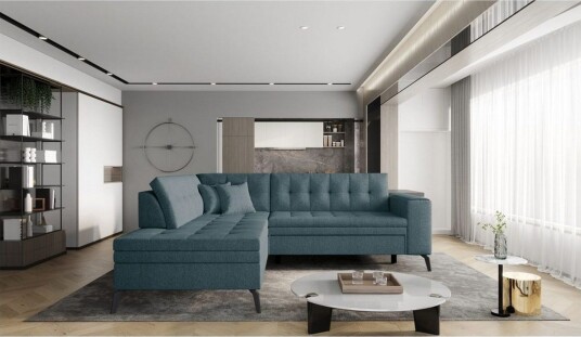 Seksjon Eltap Lanvin 260x210x93 cm Borneo 38 Grønn Venstre Seksjon Eltap Lanvin 260x210x93 cm Borneo 38 Grønn Venstre