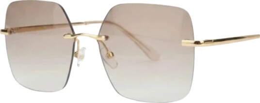 GLAS Eyewear Billie Gold Rimless Tinted Gold 1.5 GLAS Eyewear Billie Gold Rimless Tinted Gold 1.5