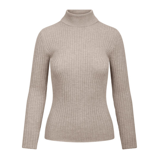 Mari Turtleneck Nomad XL Merino rib turtle
