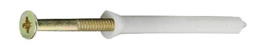 Sormat LIT Listplugg hvit 5 x 35 mm 200-pakning Innfesting