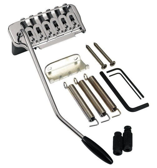 Hipshot 6-String Us Contour Tremolo Bridge - Chrome