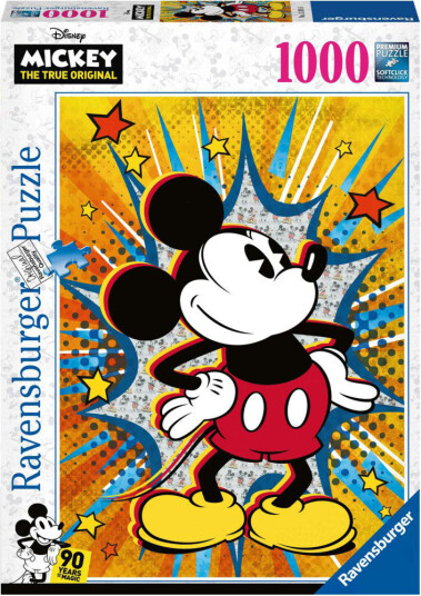 Ravensburger Puslespill 1000 Brikker Disney Retro Mickey